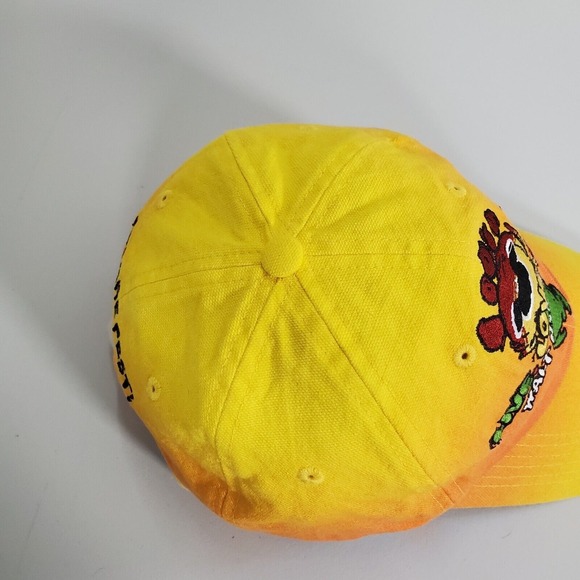 Disney World Hat Adjustable Cap Live Love Relax Reggae Fest Yellow Vacation‎ - Picture 5 of 11